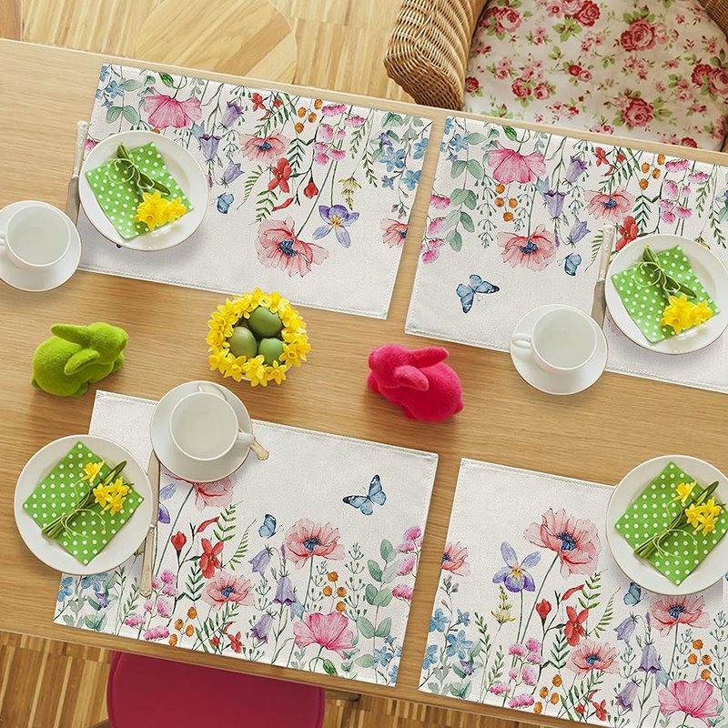 Placemats For Dining Table Luxury Cotton Place Mats Wedding Cotton Premium Placemats For Dining Elegance Placemats