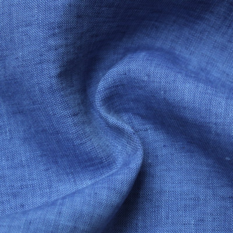 Domestic Original Design Piece Dyed Linen with Many Colors Yarn Dyed Chambray Fabric