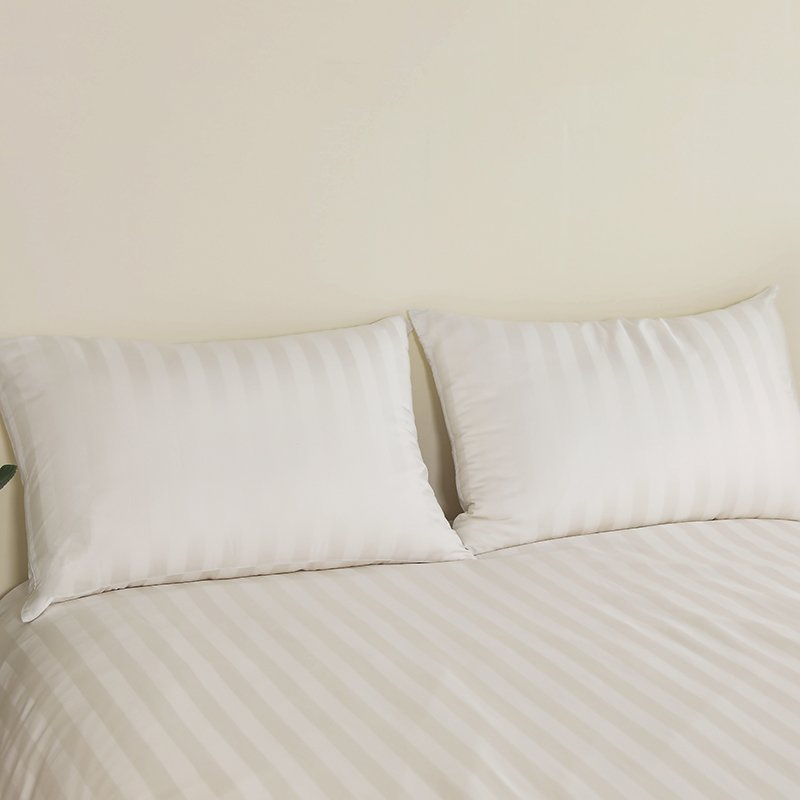 100% bamboo bedding set with OEKO-TEX Class 1 certification Eco-friendly striped style bamboo sheets for home and hotel