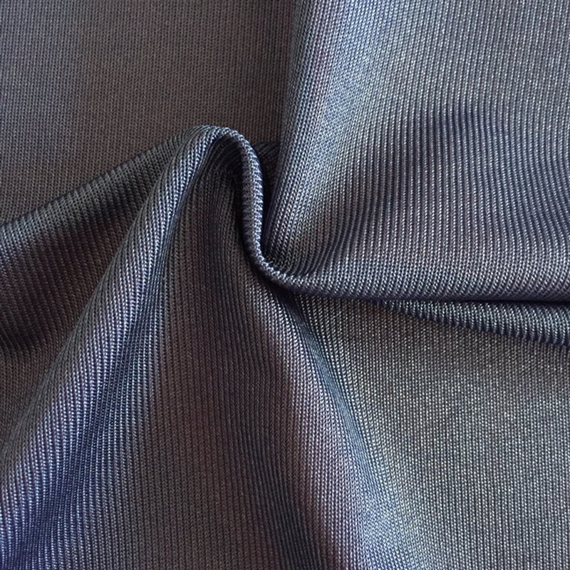 Free Sample Warp Knitted 100% Nylon Bright Plain Tricot Fabric for Swimwear Garment Uniform Basketball Underwear Bra Shorts