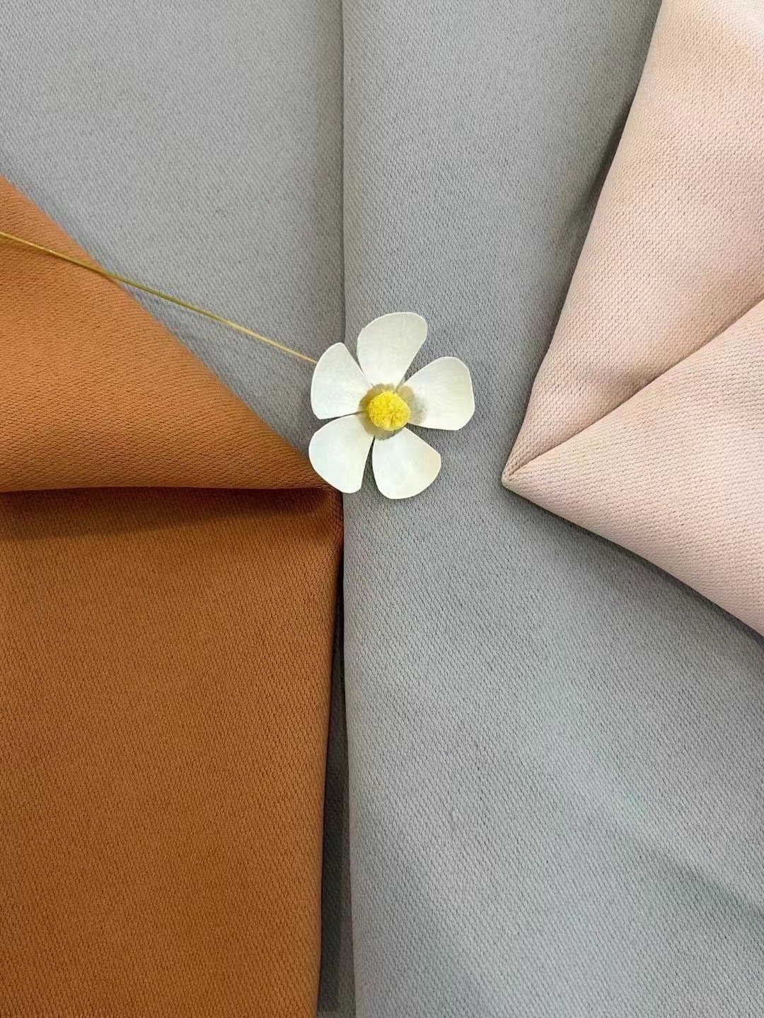 Luxury Woven Linen Curtain Fabric Blackout Drapes and for Living Room modern
