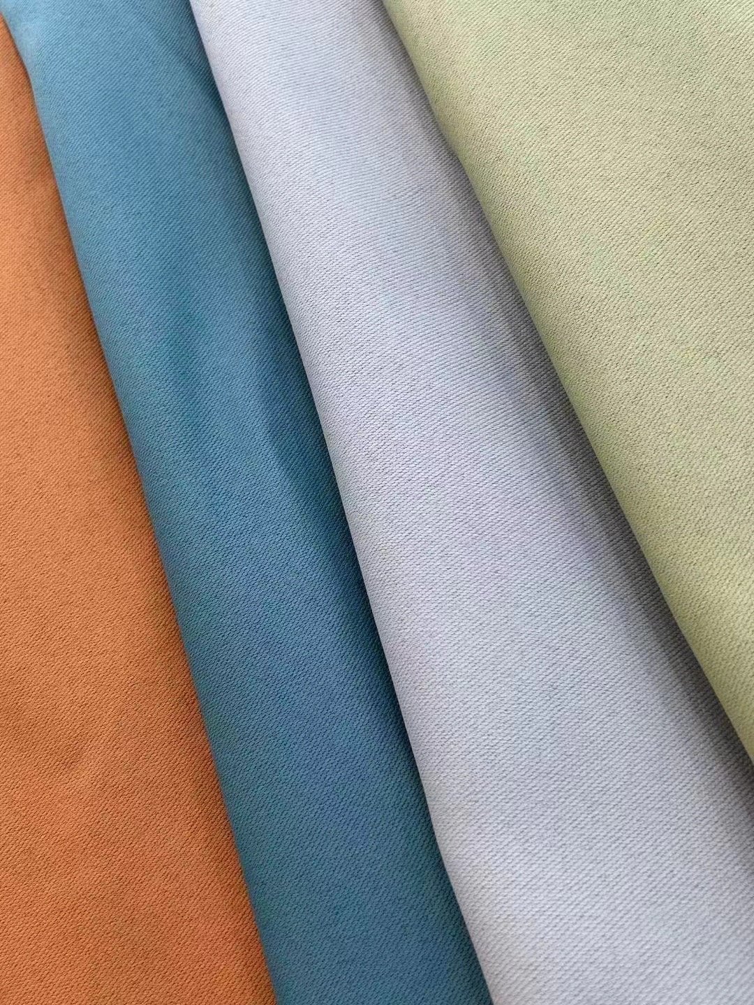 Luxury Woven Linen Curtain Fabric Blackout Drapes and for Living Room modern