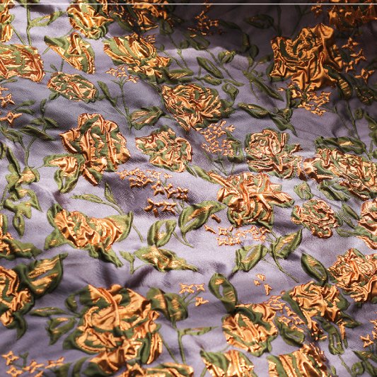 3D FLOWER 100%polyester woven customize fashion yarn dyed brocade jacquard fabrics for dress