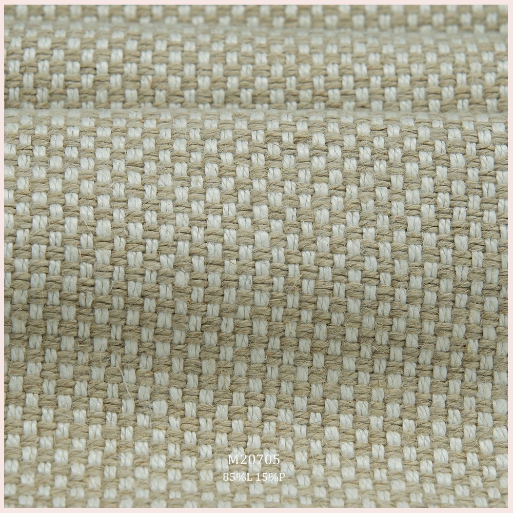 Match for All Types Of Materials Linen Polyester Blend Upholstery Linen Fabric for Curtain Sofa Pillow Couch