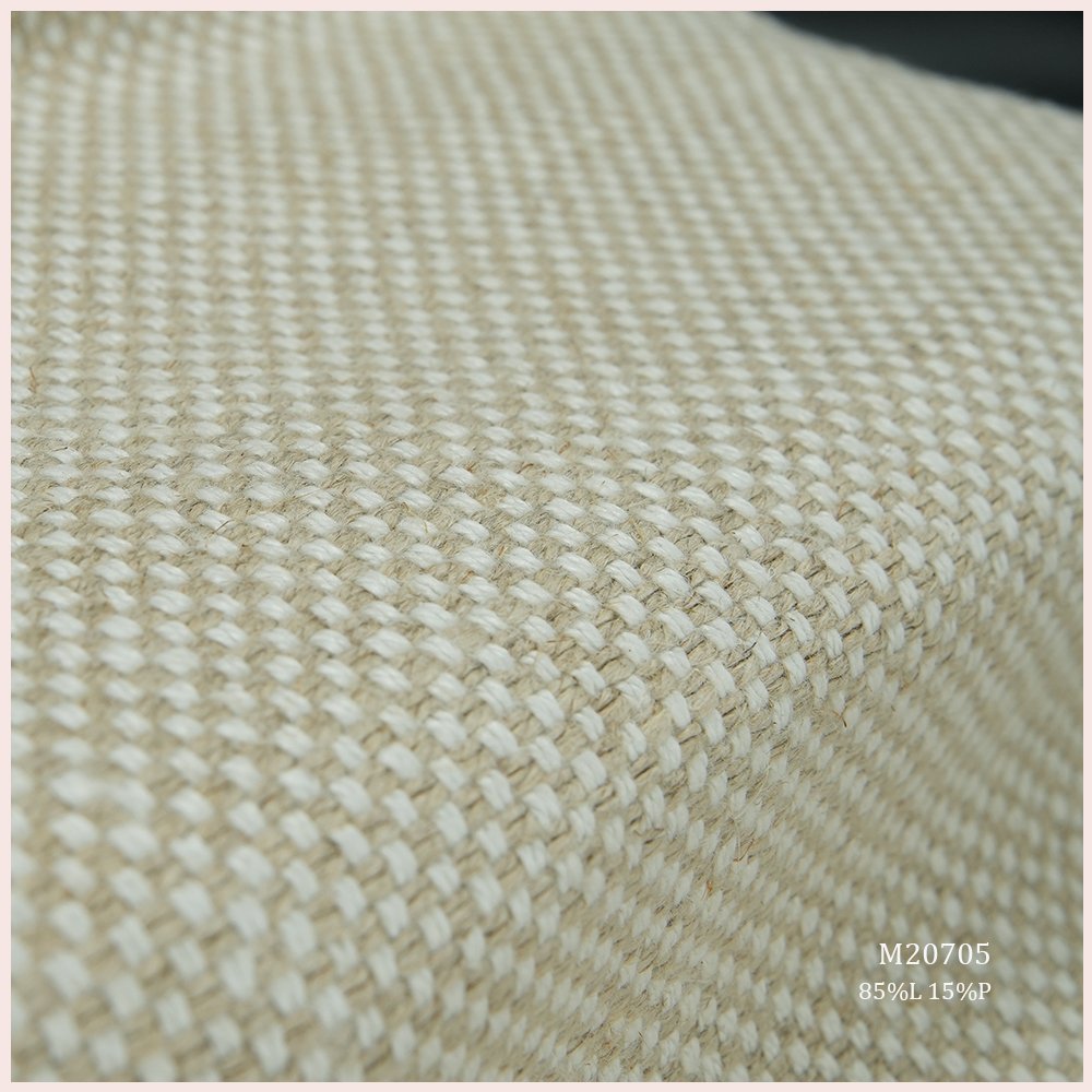 Match for All Types Of Materials Linen Polyester Blend Upholstery Linen Fabric for Curtain Sofa Pillow Couch