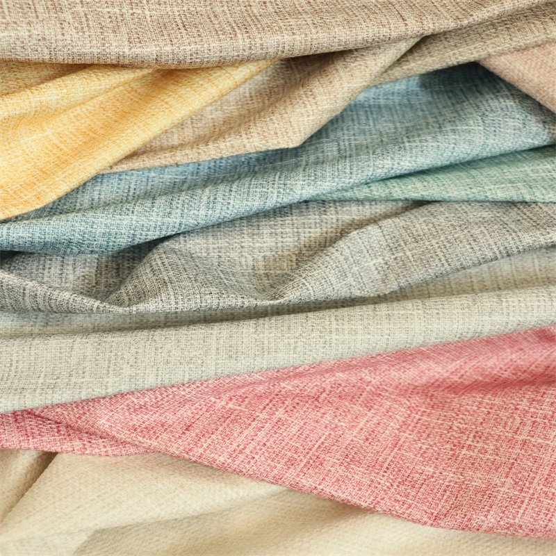 TC1 Looks Like Linen Warp Sofa Upholstery Custom Polyester Printed Knit Velvet Faux Linen Fabrics