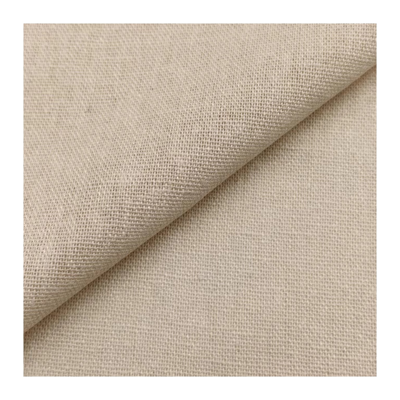 Natural Linen Fabric Plain Woven Fabric 5%Cotton 75%Rayon 20% Linen Plain eco-friendly fabric for clothing