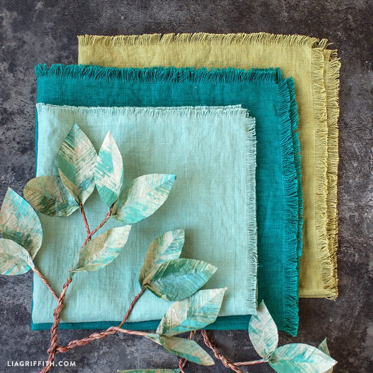 Custom European Natural Stone Washed linen Fabric Wedding 100% Flax Napkins