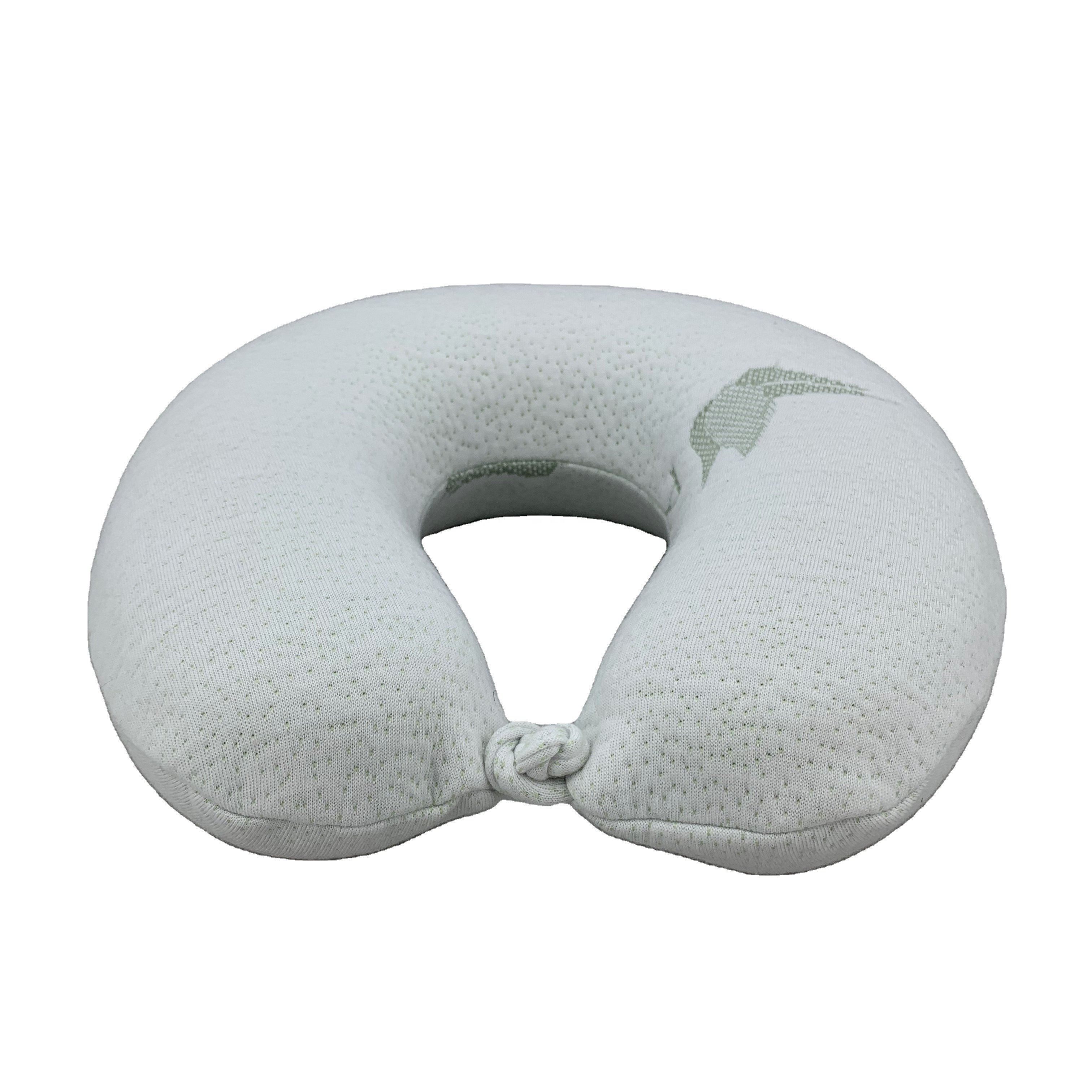 airplane stress relief cervical headrest ergonomic U shape Neck support memory foam travel pillow with adjustable strap