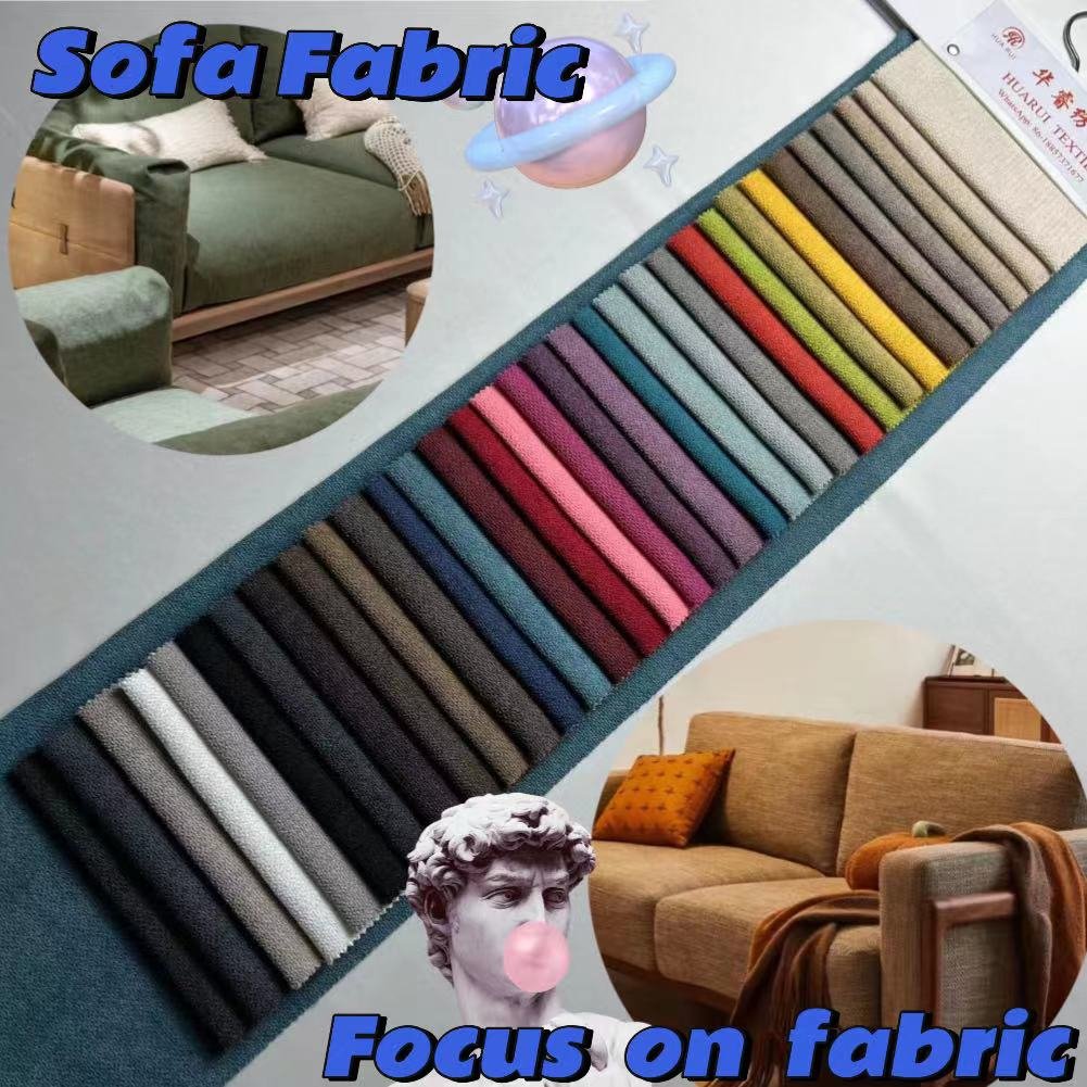 high-quality and competitive price 100% polyester textile linen fabric home textile for sofas