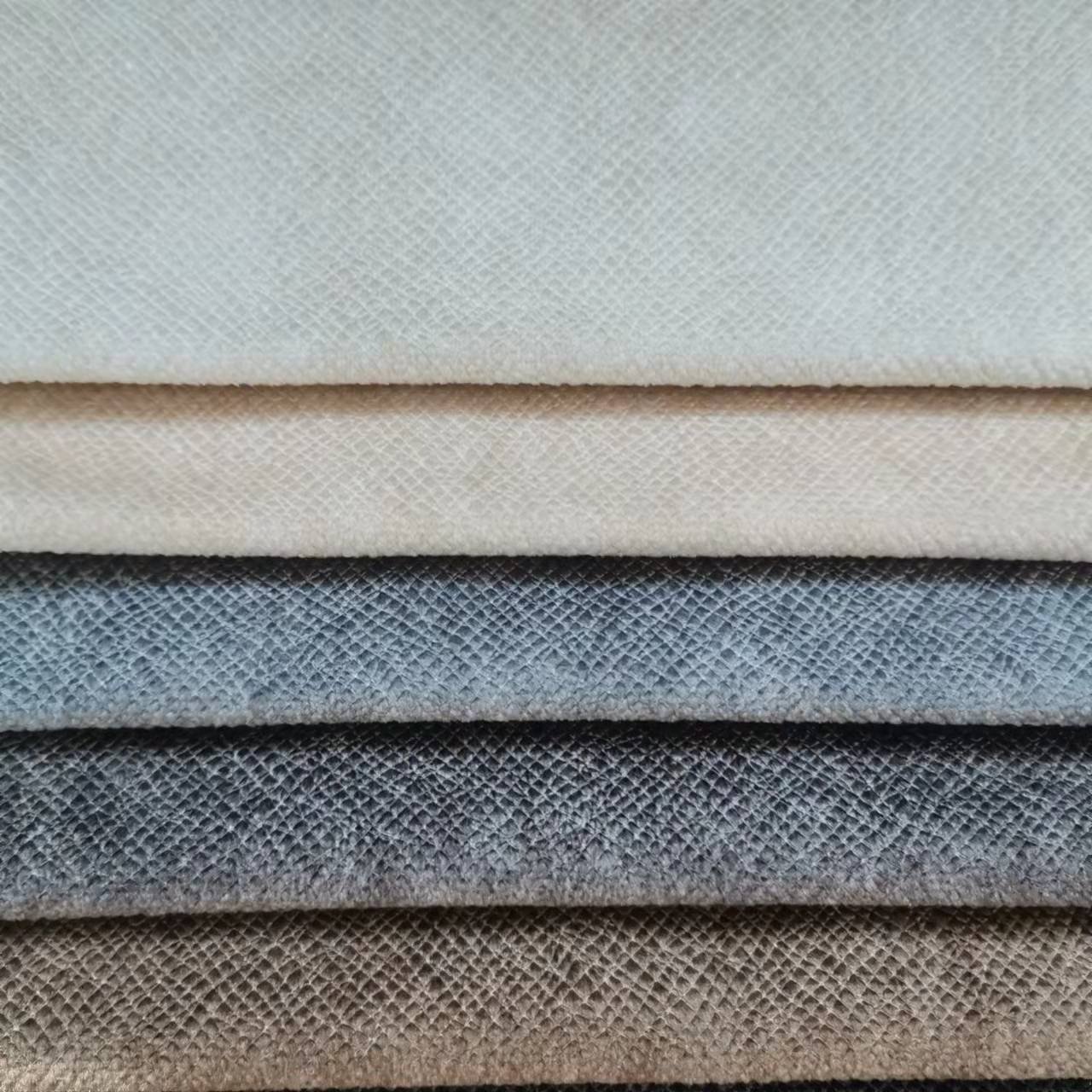 100% polyester embossed printed velvet fabric for sofa upholstery