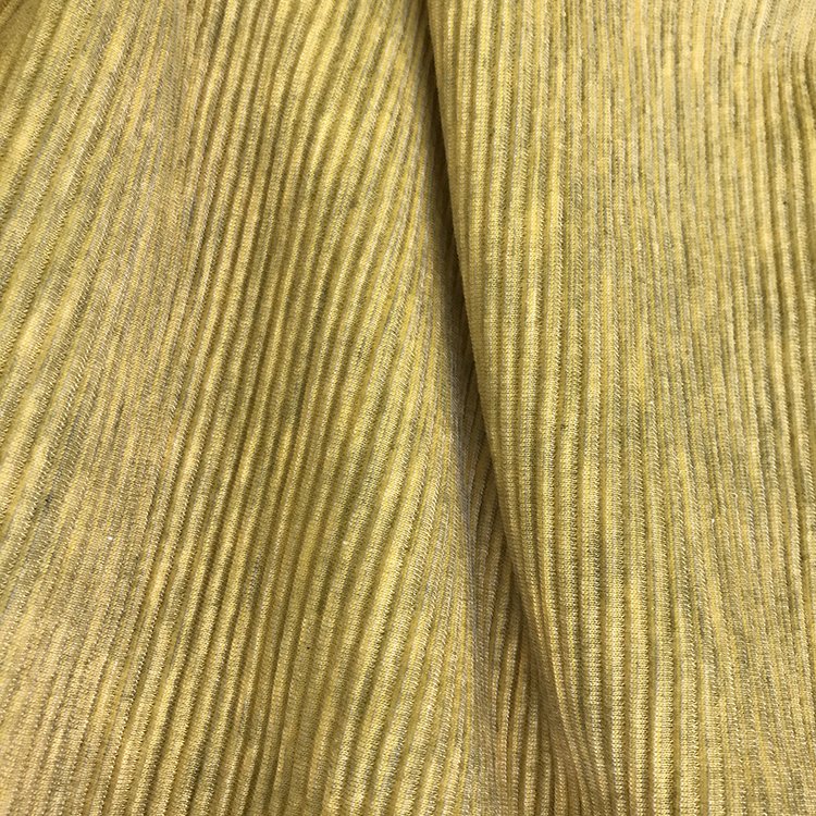 New Products 2023 China Supplier Soft High Stretch jacquard 100% polyester Ribbed Fabric For Mattress
