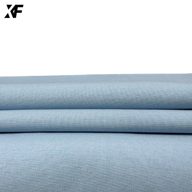 60% Poly 20% Cotton 20% Linen Clothing Fabric Upholstery Wallpaper Soft Cotton Linen Fabric 185GSM