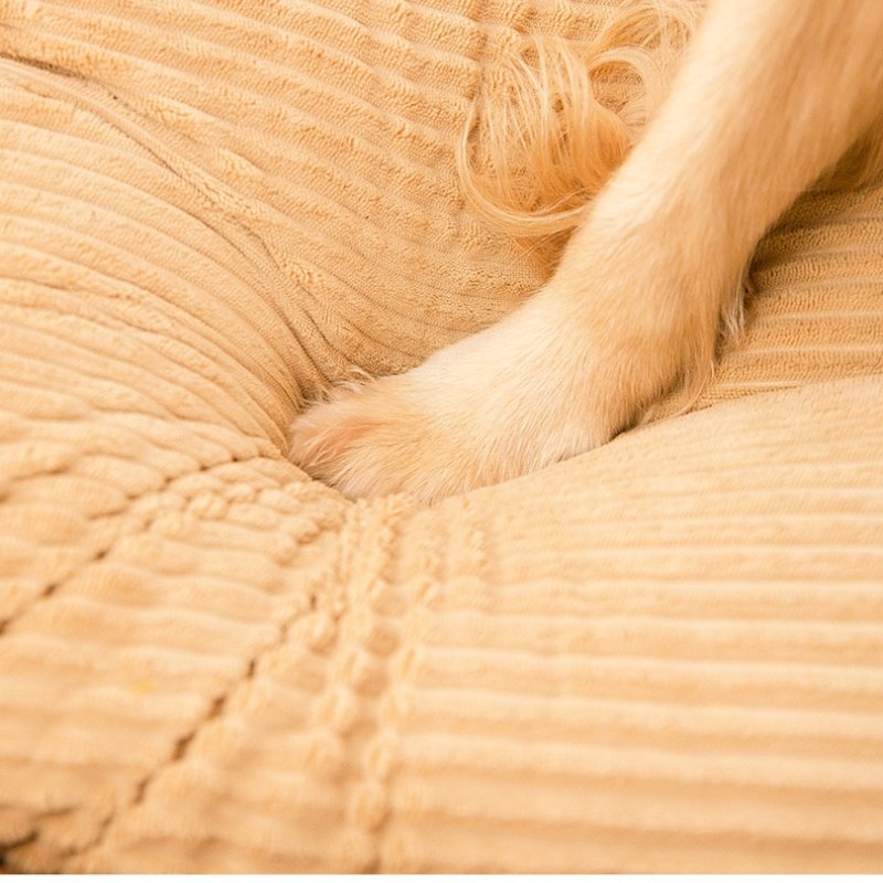 Wholesale Pet Supplies Washable Luxury Large Durable Comfy Calming Cute Big Cat Pet Dog Bed With Removable Cover