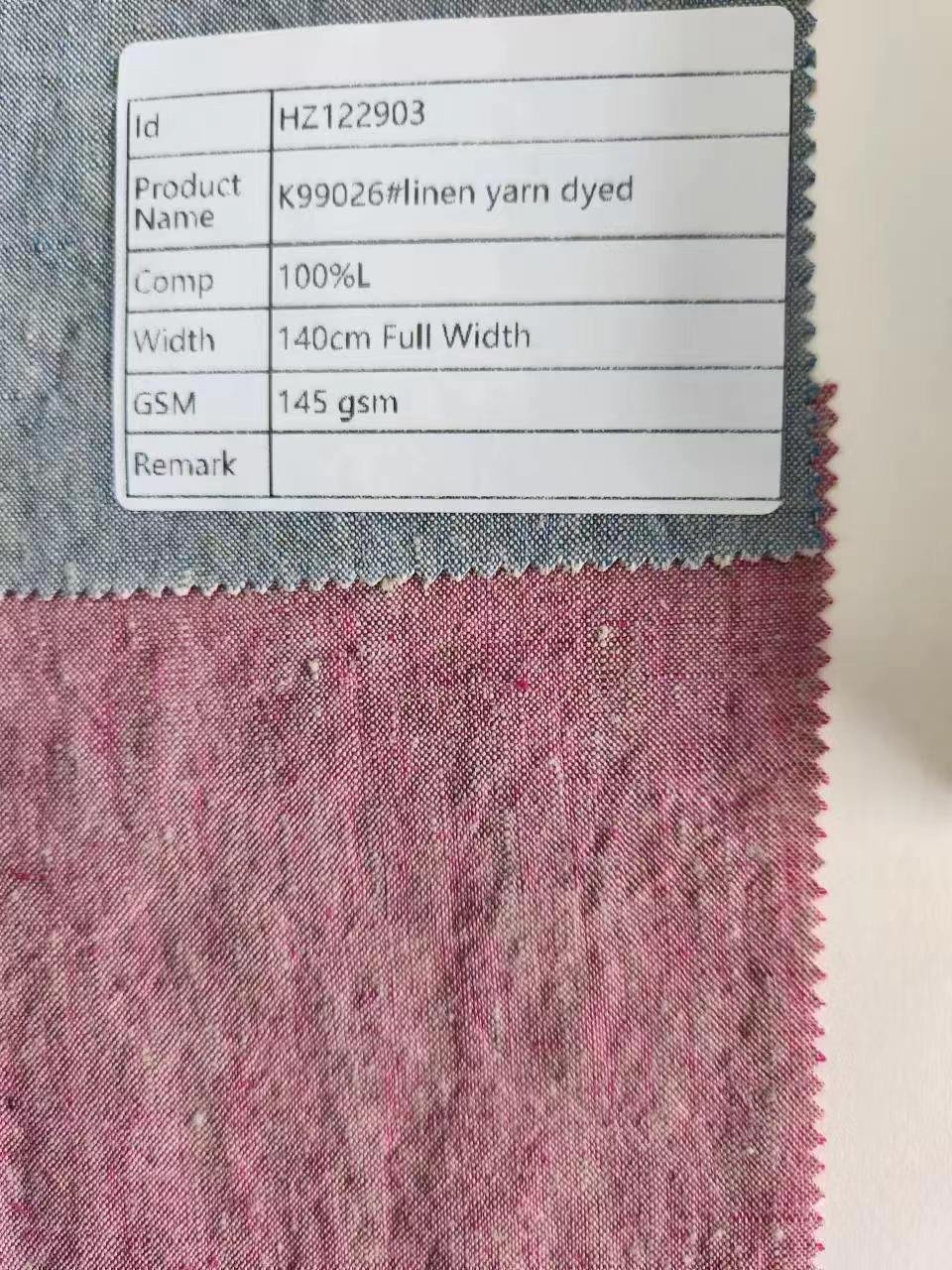 instock colors 100 linen fabric for luxury clothing