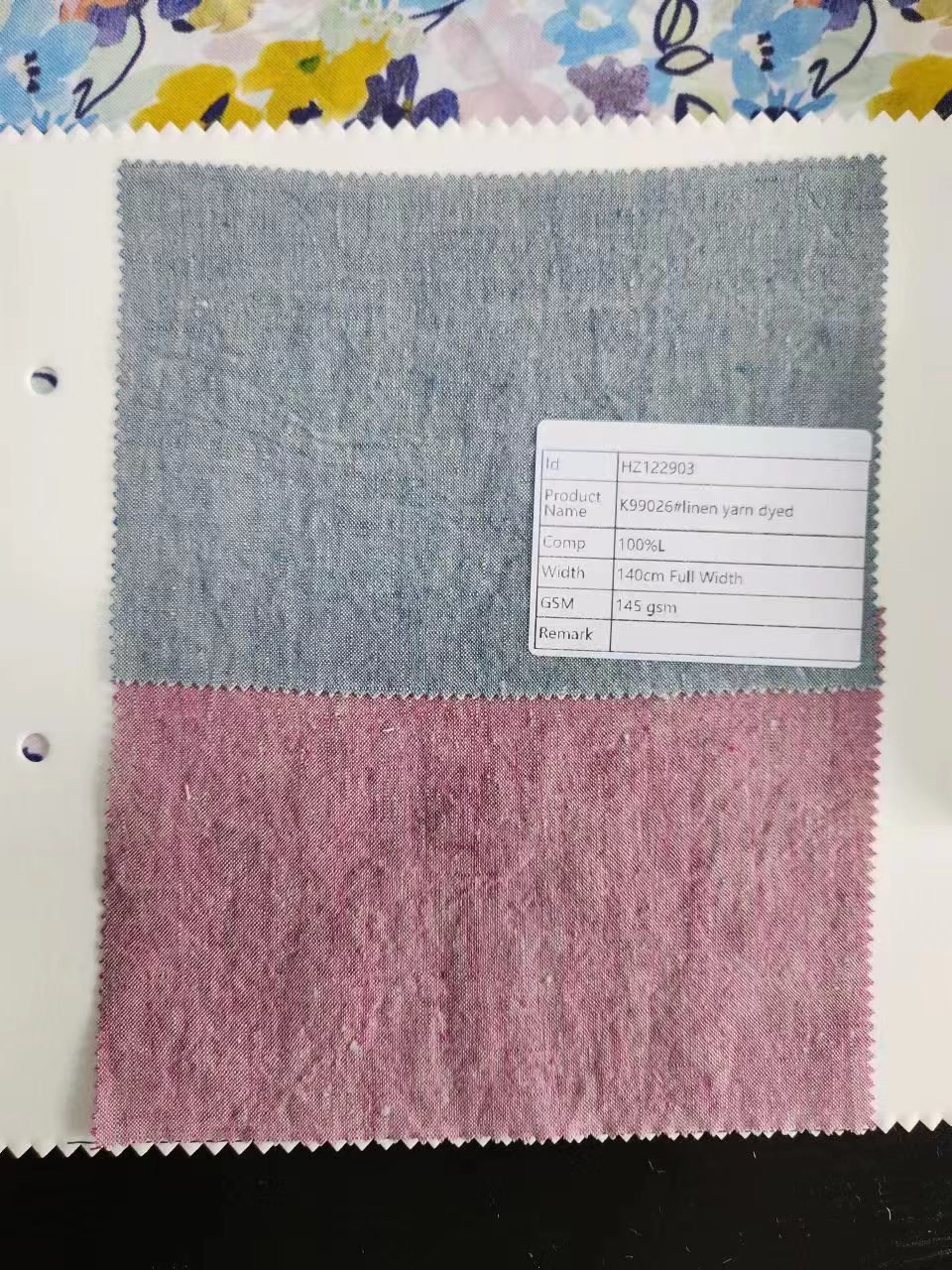 instock colors 100 linen fabric for luxury clothing