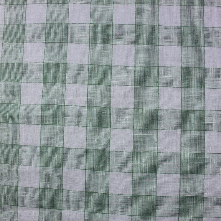 High Quality 100% Linen Yarn-dyed stripes soft touch hang down feeling fabric for dress