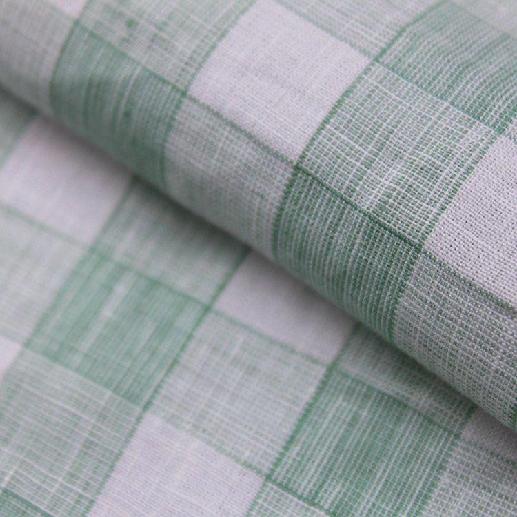 High Quality 100% Linen Yarn-dyed stripes soft touch hang down feeling fabric for dress