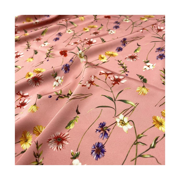 xitong textile suppliers fabric wholesale woven fabric100% polyester printed spandex fabric satin flowers printed woven fabric