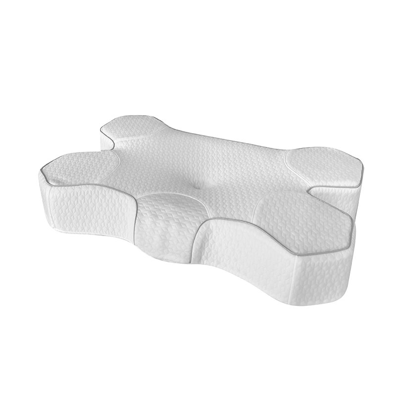 Custom Logo Comfortable Sleeping Orthopedic Memory Foam Pillow Top Silk Bamboo Pillows for Travel with Relief from Neck Pain