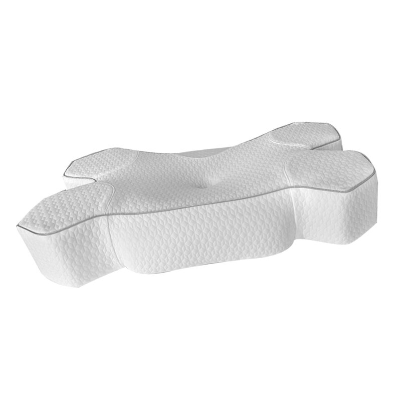 Custom Logo Comfortable Sleeping Orthopedic Memory Foam Pillow Top Silk Bamboo Pillows for Travel with Relief from Neck Pain