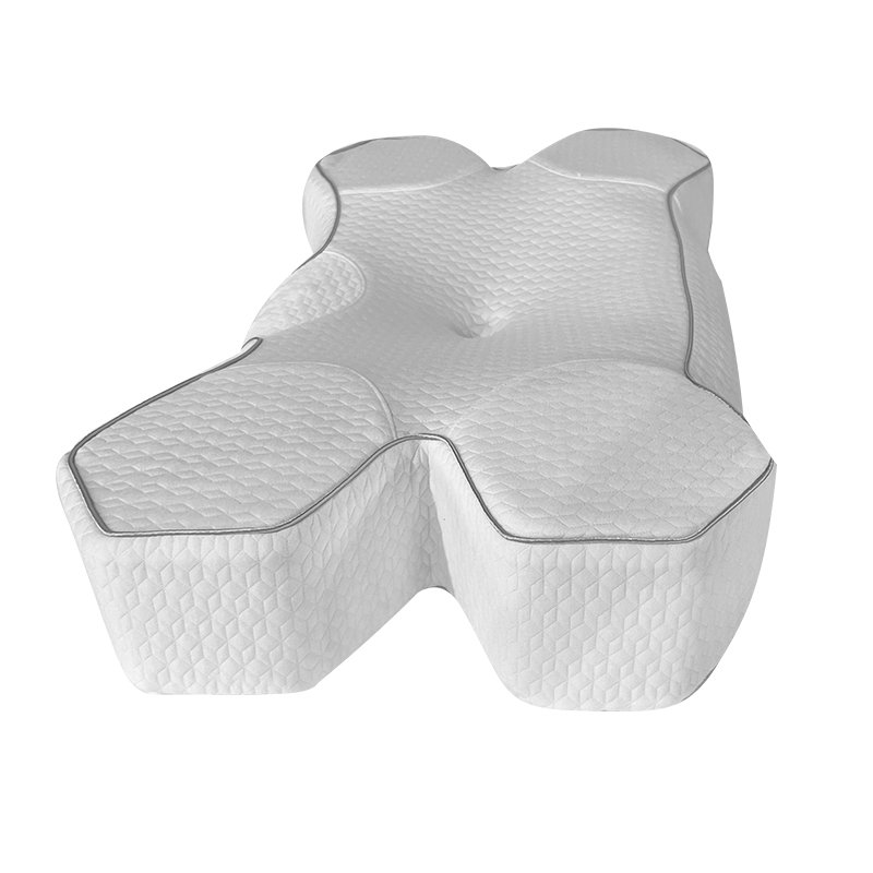 Custom Logo Comfortable Sleeping Orthopedic Memory Foam Pillow Top Silk Bamboo Pillows for Travel with Relief from Neck Pain