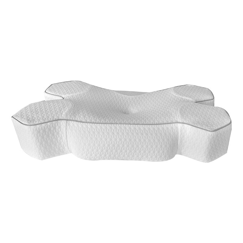 Custom Logo Comfortable Sleeping Orthopedic Memory Foam Pillow Top Silk Bamboo Pillows for Travel with Relief from Neck Pain