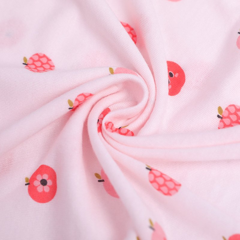 Wholesale Jersey Knitted Textile 250gsm 95% Bamboo Viscose 5% Spandex Print Fabric Fibers for Pyjamas