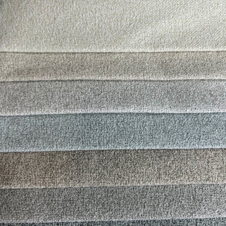 Free Sample Home Textile Decorative Faux Linen Fabric Sofa Upholstery Linen Fabric Sample