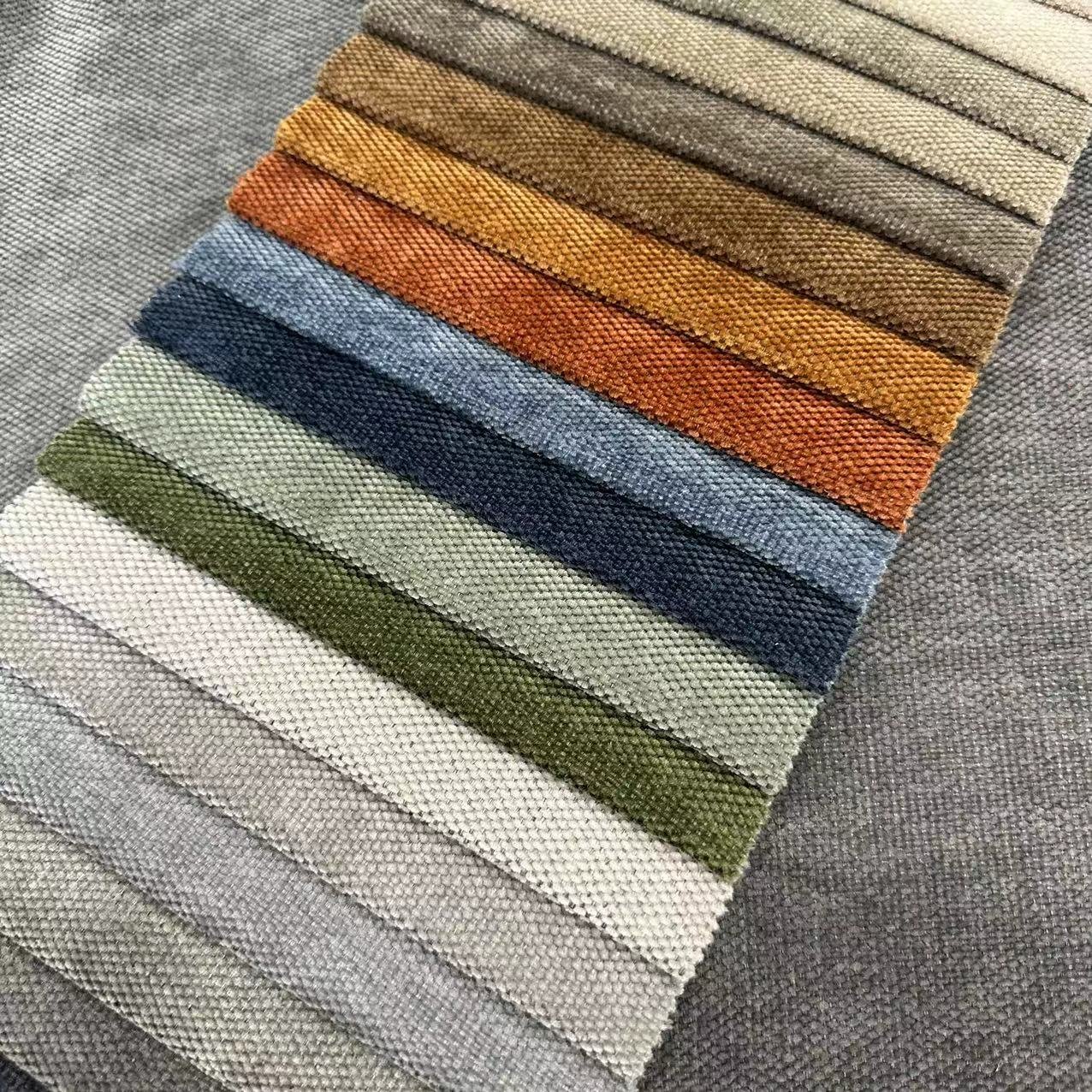 JL25809- polyester home textile sofa fabric for plain Comfortable Warm Upholstery Pillow linen curtain fabrics For Home