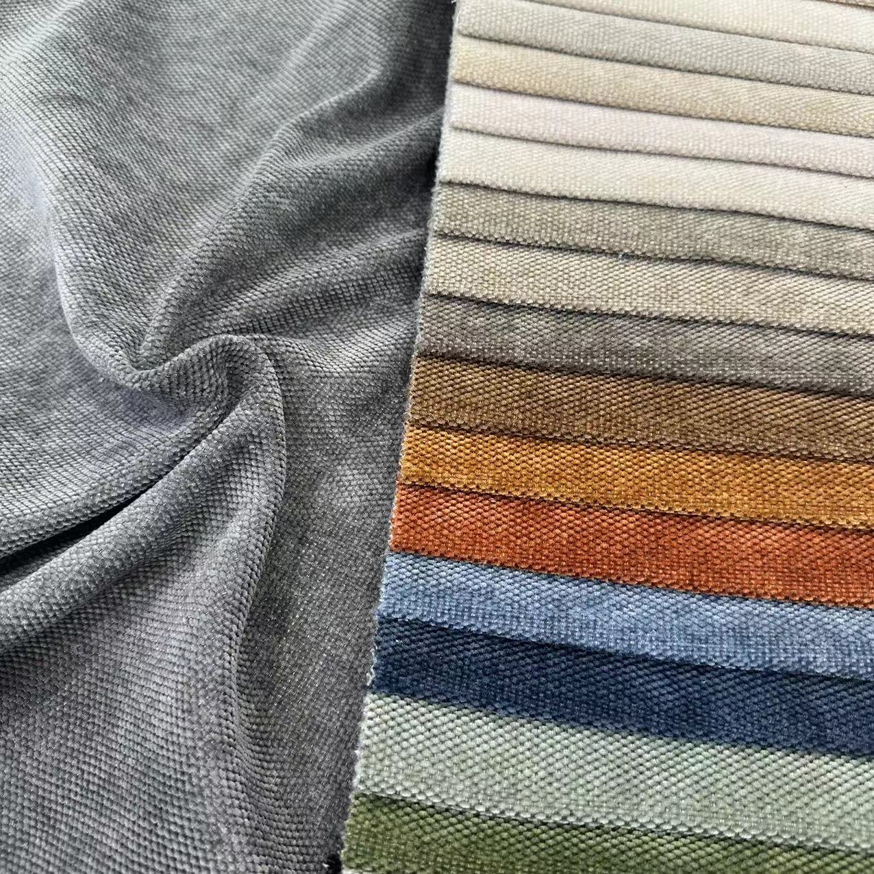 JL25809- polyester home textile sofa fabric for plain Comfortable Warm Upholstery Pillow linen curtain fabrics For Home