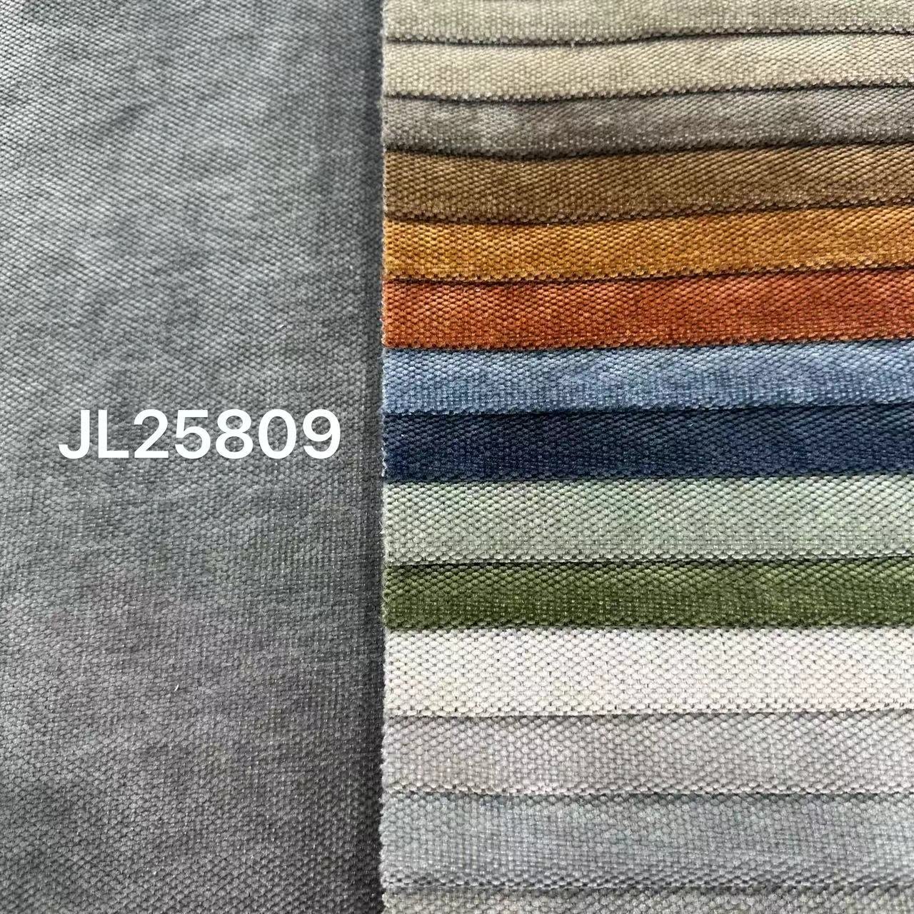 JL25809- polyester home textile sofa fabric for plain Comfortable Warm Upholstery Pillow linen curtain fabrics For Home