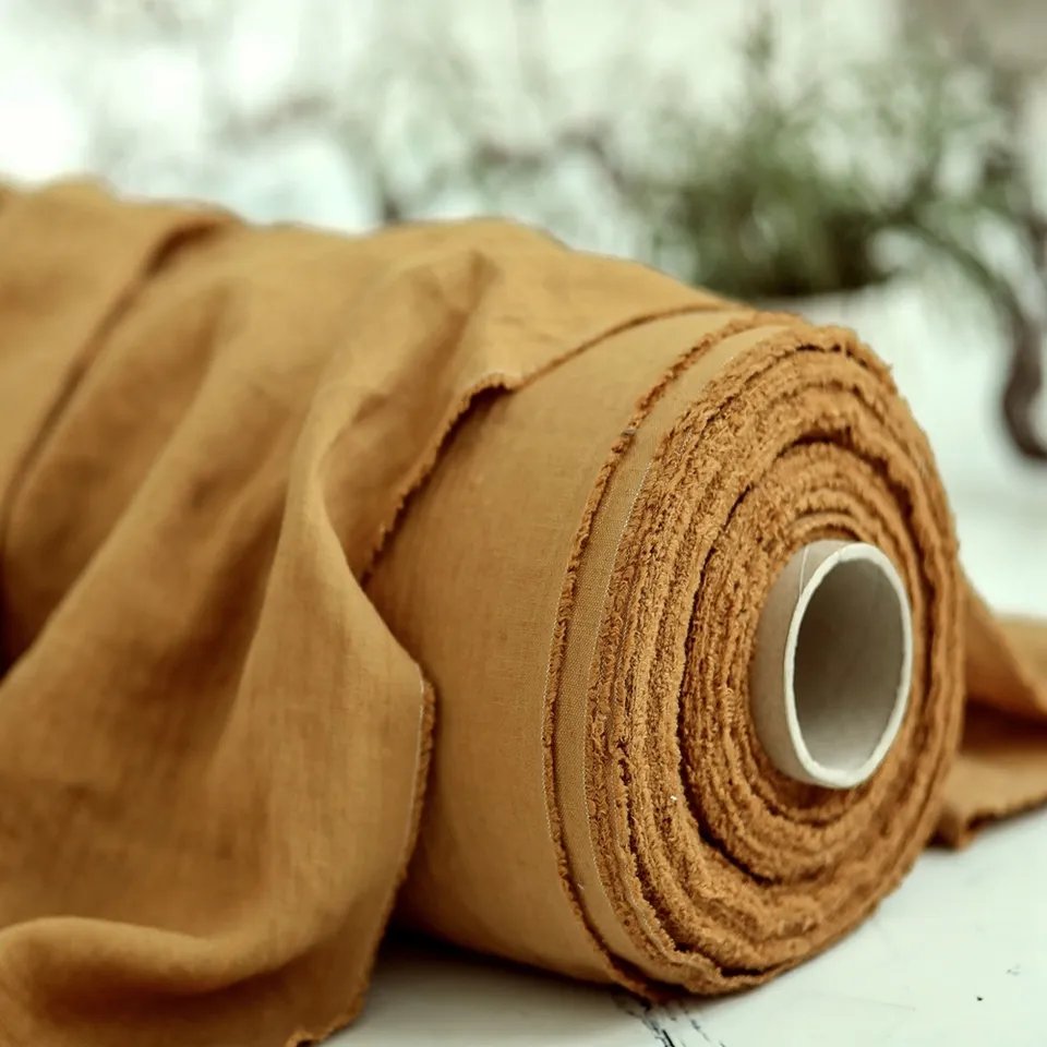 280CM 110inch Wide Linen fabric wholesale 100% pure linen Bedding Fabric washed linen fabric 170GSM