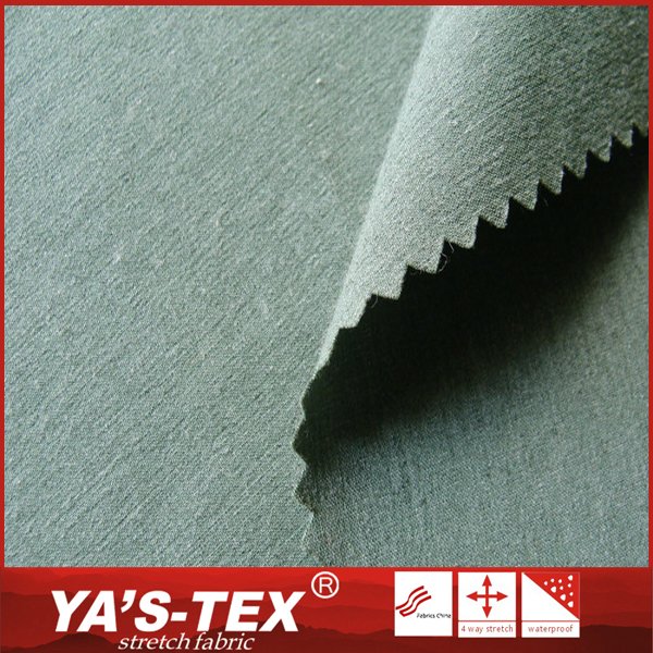 Eco-friendly smooth plain woven polyester bamboo fabric for wholesale