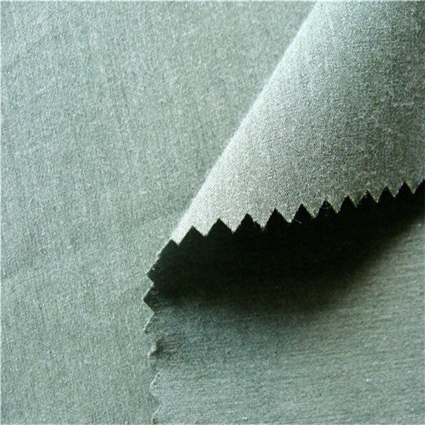 Eco-friendly smooth plain woven polyester bamboo fabric for wholesale