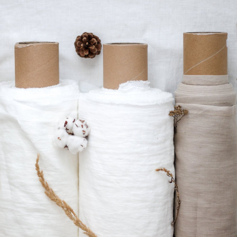 Custom high quality China organic french plain clothing material washed soft ready wholesale pure 100 linen fabric
