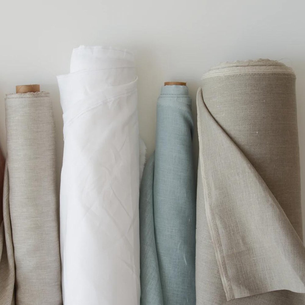 Custom high quality China organic french plain clothing material washed soft ready wholesale pure 100 linen fabric