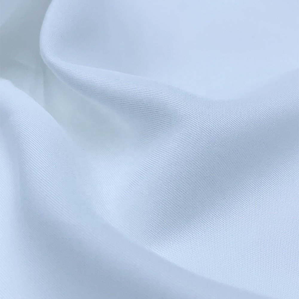 OEM ODM 100 Bamboo Fabric 125GSM White Twill Soft Hand Feel Cool Feeling Finish 100% Organic Bamboo Fiber Fabric for Beddings