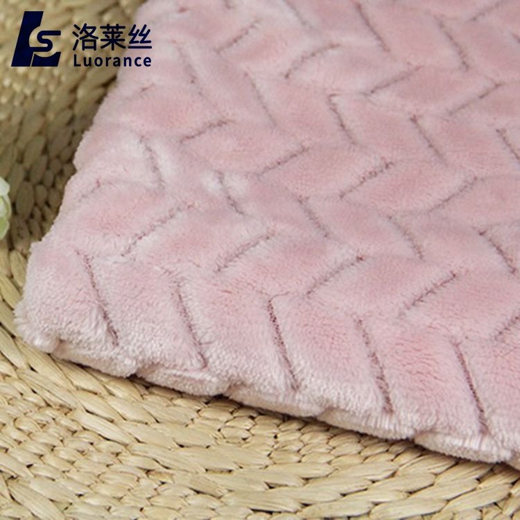 Hot ready Goods 100% polyester flannel fabric
