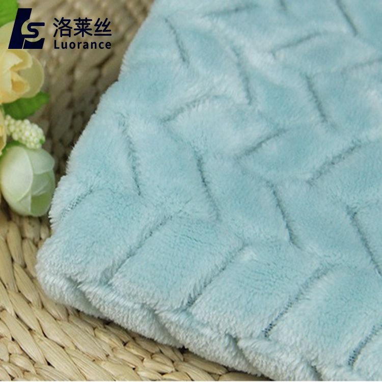 Hot ready Goods 100% polyester flannel fabric