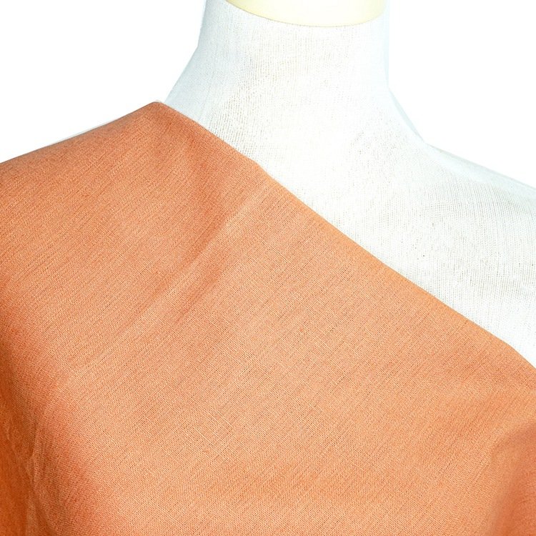 100% Linen Plain Weave Yarn Dye Stripe Anti Static Fabric For Dress Home Textile