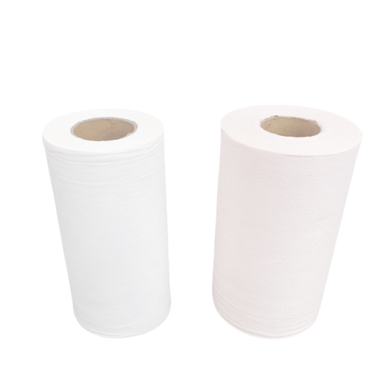 Eco-Friendly Reusable Biodegradable Bamboo fiber Hydrophobic Nonwoven Dry Wet Baby Wipe Spunlace Non Woven Fabric