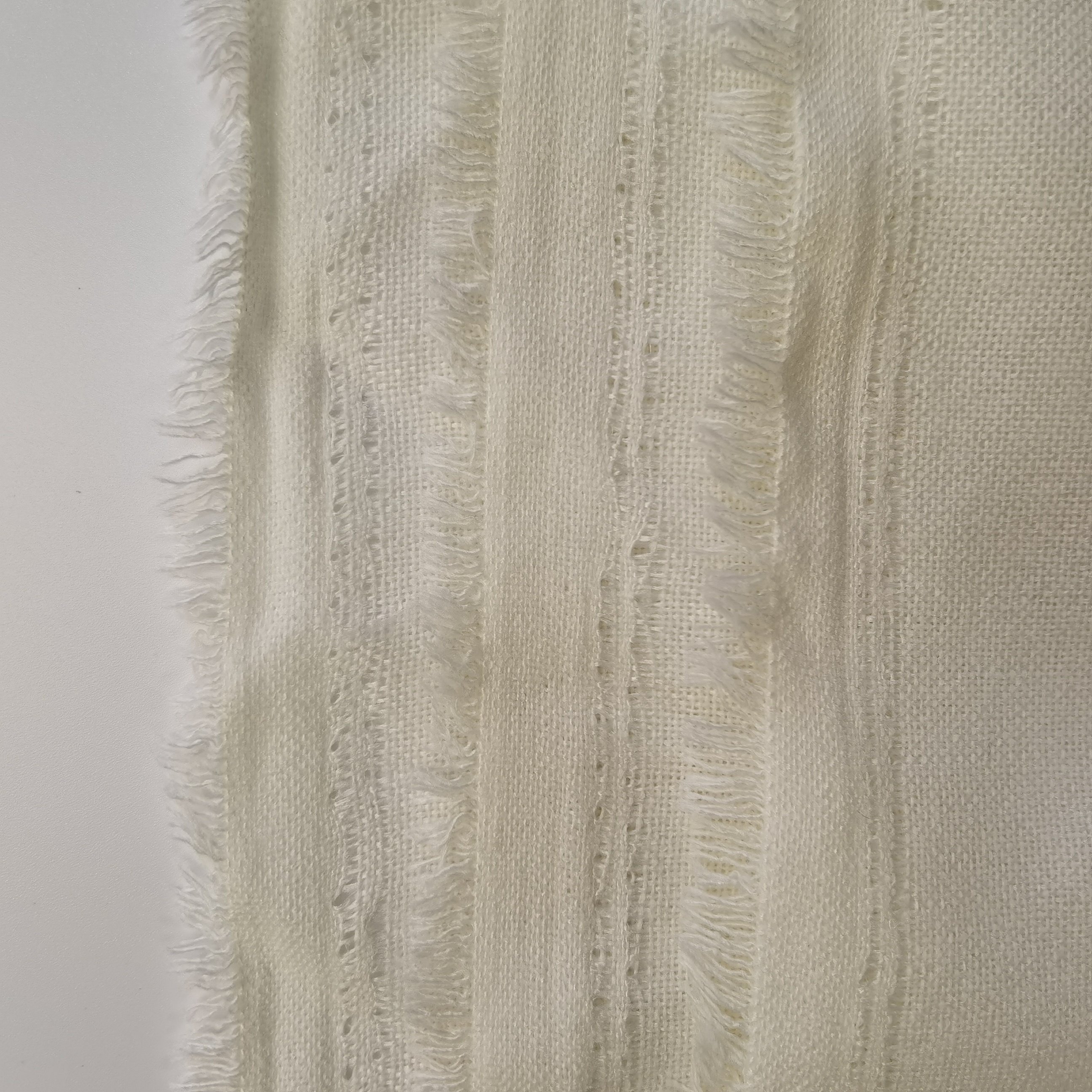Wholesale 320CM 160CM White Base Linen Fabric for printing