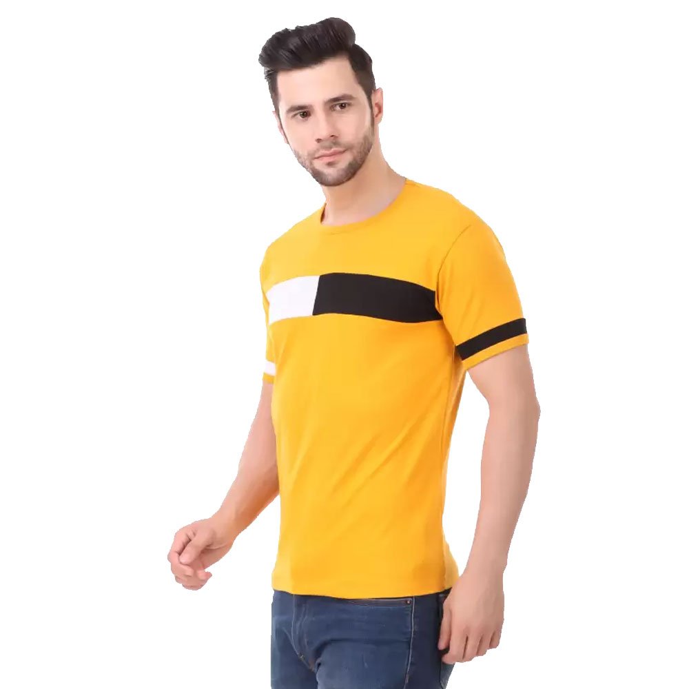 2024 Slim Fit O-Neck 100% Cotton Mens T-shirt Custom Printed Logo High Quality Fabric OEM Services Solid Pattern Plus Size