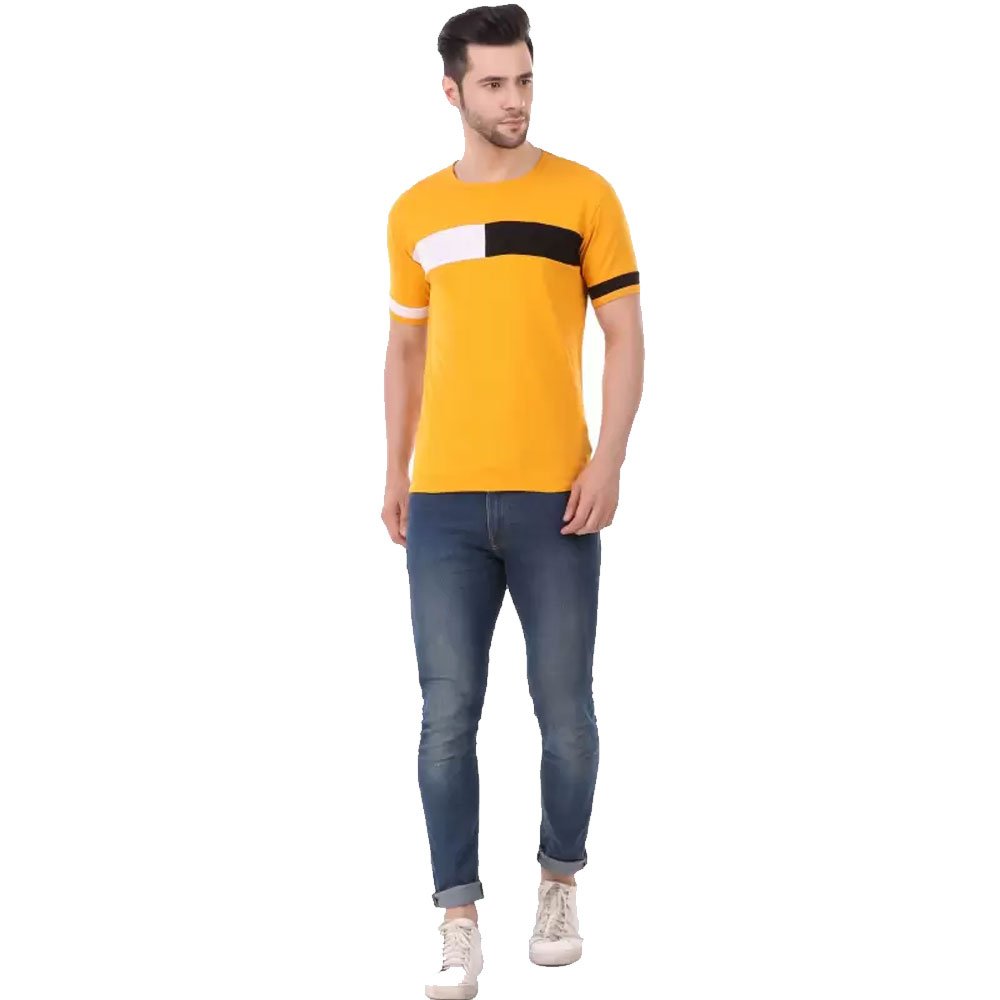 2024 Slim Fit O-Neck 100% Cotton Mens T-shirt Custom Printed Logo High Quality Fabric OEM Services Solid Pattern Plus Size