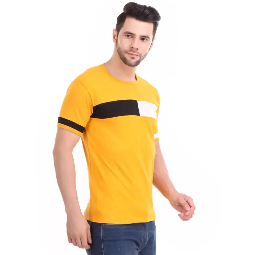 2024 Slim Fit O-Neck 100% Cotton Mens T-shirt Custom Printed Logo High Quality Fabric OEM Services Solid Pattern Plus Size