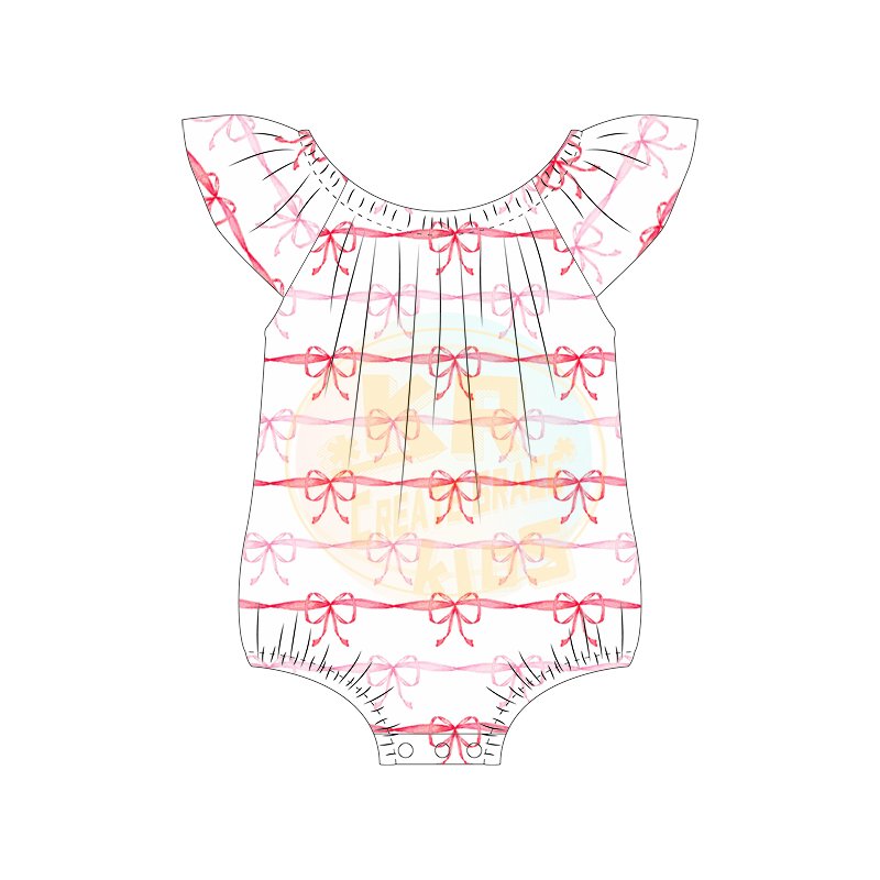 Wholesale High Quality Toddler Girls Romper Clothing Shorties Soft Milk Silk Fabric Custom Print One piece Onesie Baby Rompers
