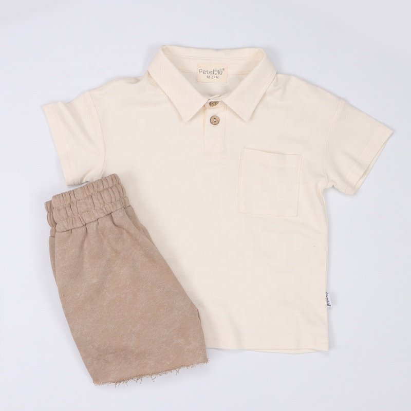 Custom Private Label Vintage Boutique Baby Clothing Bamboo Cotton Toddler Baby Clothing Sets Manufacturers For 6-12 Months