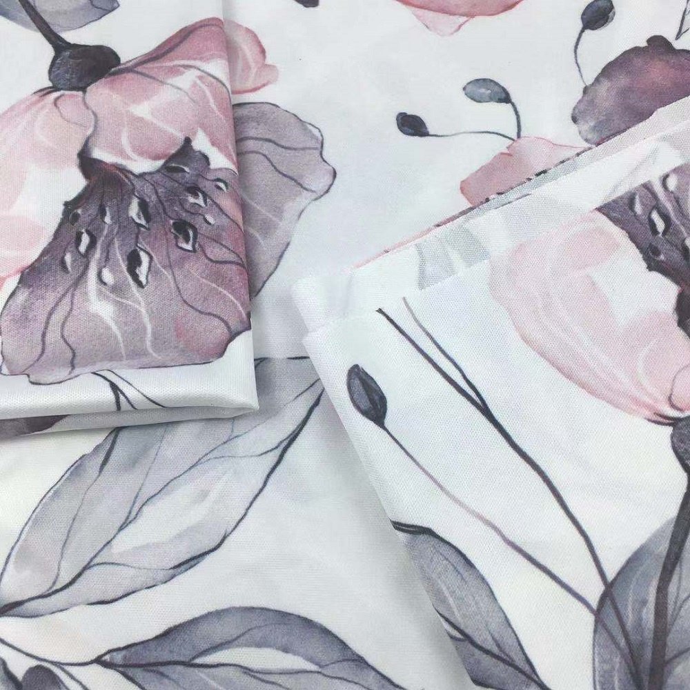 USA Hot Sale 100% Polyester Double Knit Interlock Knitted Fabric Newspaper Print Dress Fabric for Women's Dresses & Skirts