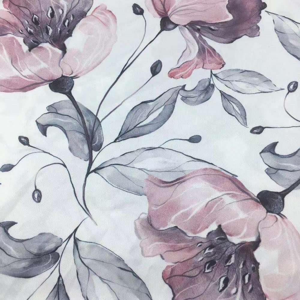 USA Hot Sale 100% Polyester Double Knit Interlock Knitted Fabric Newspaper Print Dress Fabric for Women's Dresses & Skirts